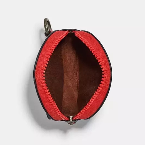 COACH ROUND COIN CASE IN COLORBLOCK SIGNATURE CANVAS - Picture 2 of 2
